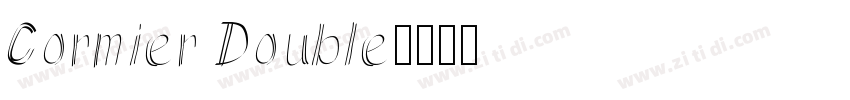 Cormier Double字体转换